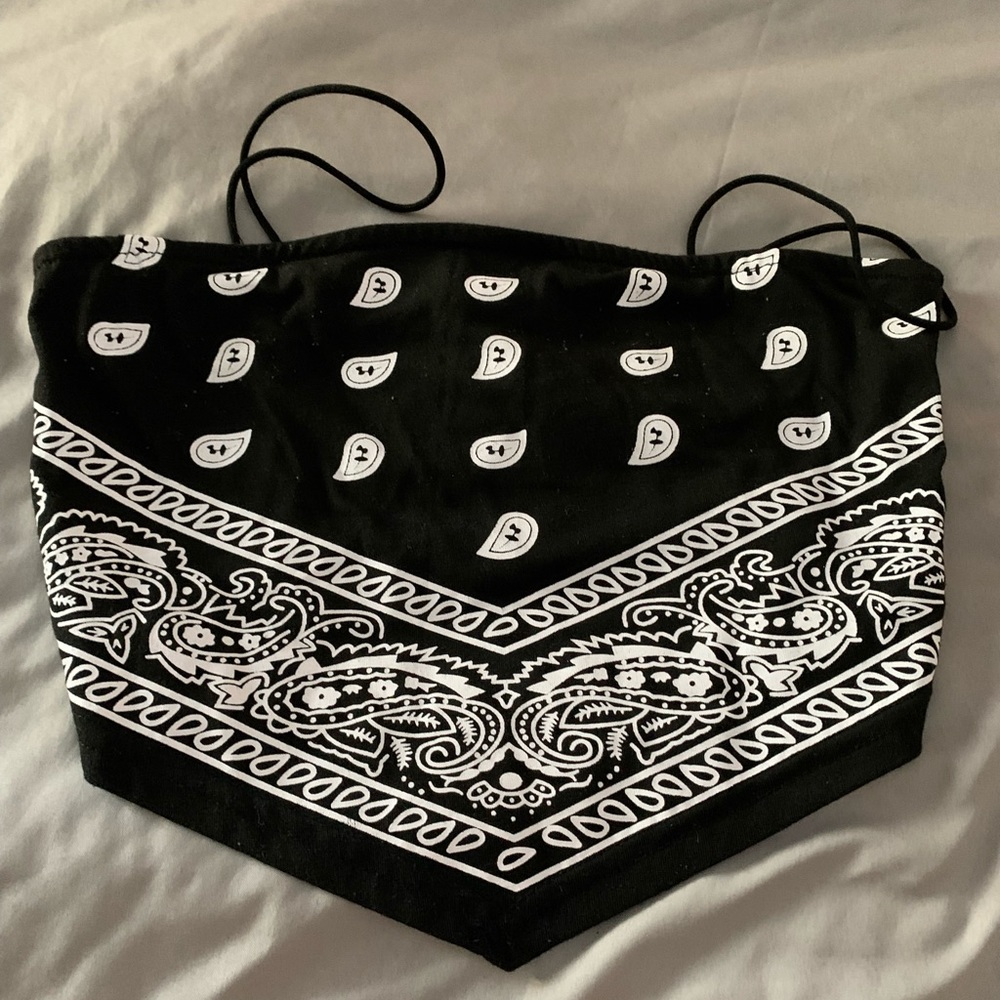 Bandana tube top